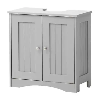 £34.99 • Buy Bathroom Sink Cabinet Under Basin Vanity Storage Cupboard Unit Grey