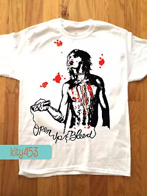 Vintage Iggy Pop White Cotton Shirt Size S-5XL FP521782 • $8.99