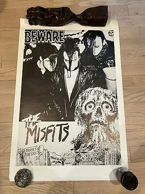 The Misfits : Beware Super Rare English Import Poster Danzig • $75