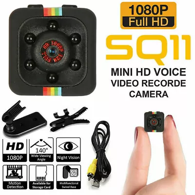 MINI DV DVR Camera Full 1080P Mini Car Dash Cam IR Night Vision Security • $11.51