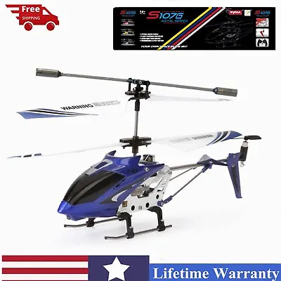 Mini RC Helicopter Syma S107G RC Helicopter Phantom 3CH 3.5CH Metal W/ GYRO Gift • $21.14