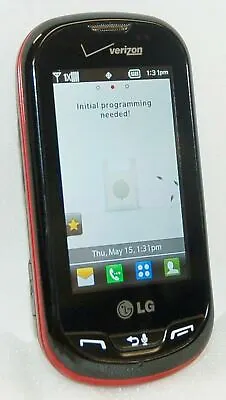 LG VN271 Extravert Verizon Qwerty Keypad Slider Cell Phone Touchscreen 3G GradeC • $11.88