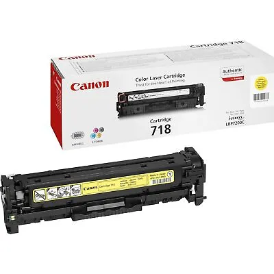 Canon Original Yellow Laser Toner Cartridge 718 226855 • £69.99