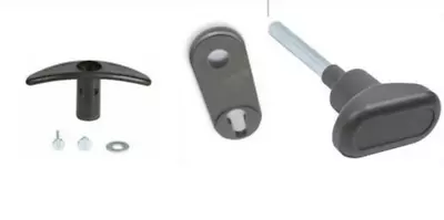 £9.75 • Buy HENDERSON PREMIER Garage Door Handle 65mm Shaft Backing Plate Lock REPAIR KIT