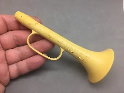 Yoders Hollywood Tooter Toy Horn Trumper Noise Maker Vintage Yellow Plastic • $12.39