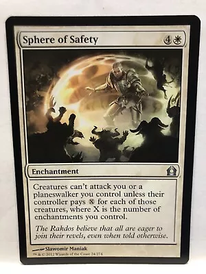 Magic: The Gathering Sphere Of Safety Return To Ravnica Uncommon #024 • $4.65