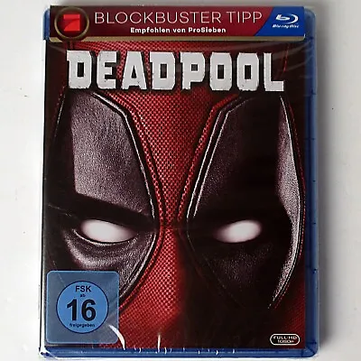 Deadpool (Blu-ray 2016 Marvel) German Packaging/English Soundtrack New & Sealed • £3.49