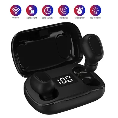 Bluetooth Earphones Wireless Stereo Headsets Music Earbuds For Computer Phones • $17.66