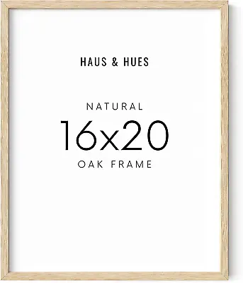 16″x20″ Beige Oak Wood Frames Set Of 1 - 16x20 Natural Wood Frames • £55.10
