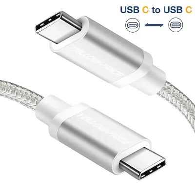 $14.99 • Buy  Short 1m USB C To USB C (Type C) USB 3.1 Gen 2 Fast Charging Cable Cord - White