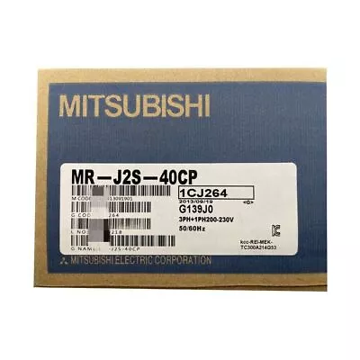 One Factory Sealed Mitsubishi MR-J2S-40CP AC Servo Amplifier Drive PLC • $259.95