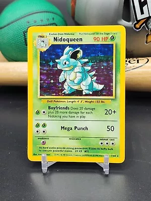 $19.99 • Buy 1999 Pokemon NIDOQUEEN Holo 7/64 Jungle Set No Symbol Error Card (BT)