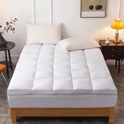 Mattress Topper Queen Size - Extra Thick Mattress Pad Cover - Pillow Top Deep... • $41.08