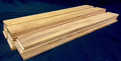 Exotic Wood Solid Burmese Teak Lumber  2  X 17”X 1/4  S4S • $21