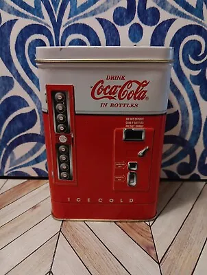 Coke Vending Tin/Starlight 1950s Style Vending Machine No Candy Tin Only • £10.34