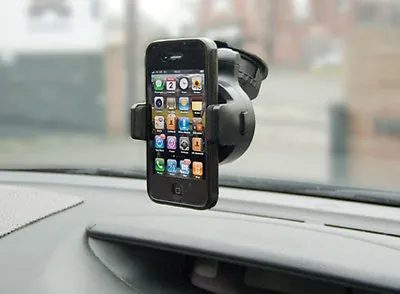 Car Windscreen Dash + Vent IPod IPhone 5 4 4S Mobile Phone & Sat Nav Holder • £7.95