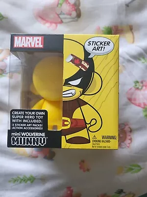 Marvel Mini Wolverine Munny Sticker Art Create Your Own Super Hero Toy • £5