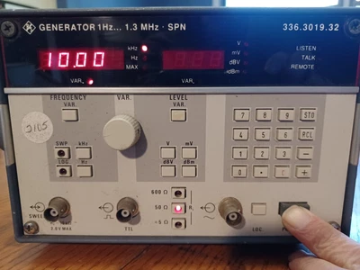 $29 • Buy Rohde Schwarz Polarad Generator 1hz...1.3 Mhz Spn 336.3019.32 - Parts/repair