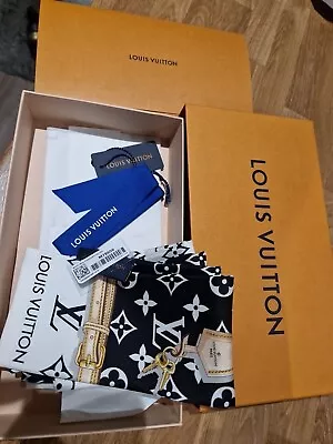 Louis Vuitton Silk Monogram Confidential Bandeaux  M78656 • £160