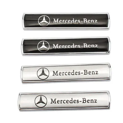 2PCS Metal Car Side Wing Fender Rear Logo Badge Emblem Sticker For Mercedes Benz • $12.99