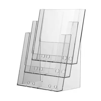 A5 Leaflet Holder Brochure Flyer Stand Counter Top Leaflet Dispenser (Pack Of 2) • £19.99