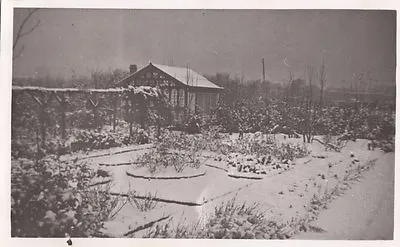 £5 • Buy PARKGATE (Cheshire) : Winter 1940-Back Garden Of  Devon Bank,Parkgate -   RP