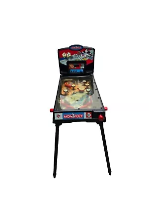 Vintage Monopoly Pinball Machine Game By Hasbro Working  • $399.99