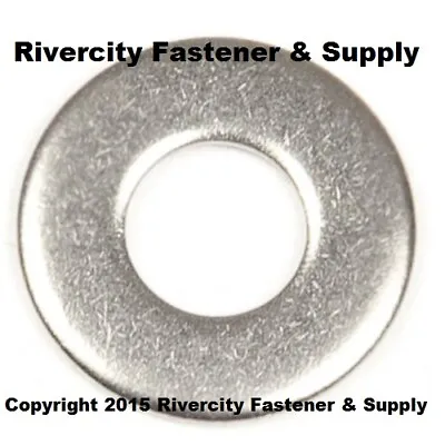 1/4 Stainless Steel Flat Washers 1/4  X 29/64 Washer .25 X .495 X .0575 • $8.88