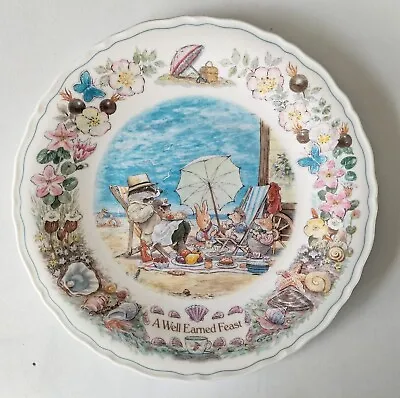 Wedgwood Foxwood Tales Plate A Well Earned Feast Sea Story • $134.53