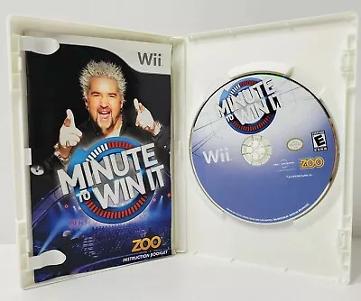 Minute To Win It (Nintendo Wii 2010) - Includes Manual • $8.77