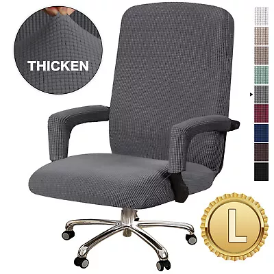 $39.99 • Buy Office Chair Cover Stretch Cover Slip Cover With Armrest Modern Simplism Soft