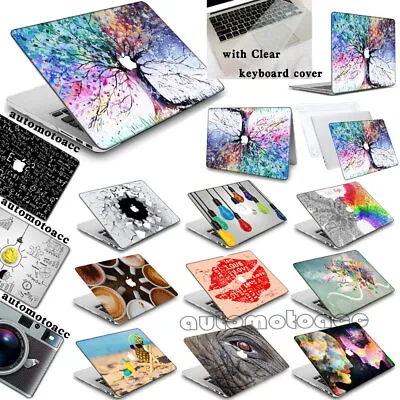 3d Creative Case+Keyboard Cover For Macbook M2 M3 Air 15 13 Pro 16 14 11 12 Inch • £20.39