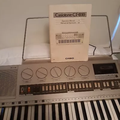 Vintage One-Owner Casio Casiotone CT-810 Digital Piano Keyboard Works USED • $125