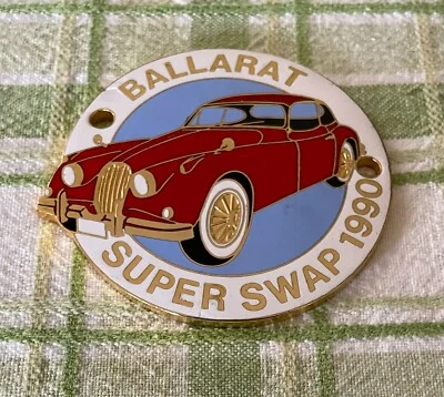 $25 • Buy Grille / Car Badge - Ballarat Super Swap 1990 - Featuring A Jaguar Xk