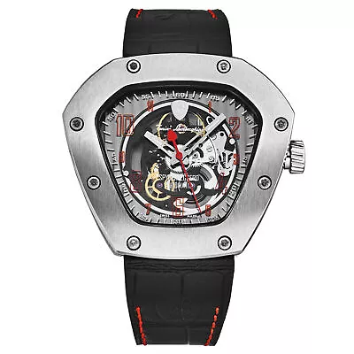 Tonino Lamborghini Men's 'SPYDERLEGGERO' Skeleton Dial Automatic Watch TLF-T06-2 • $2386.70