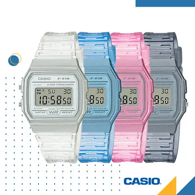 $38.50 • Buy GENUINE Casio F-91WS Classic Digital Sport Vintage Watch F91 Special Colours