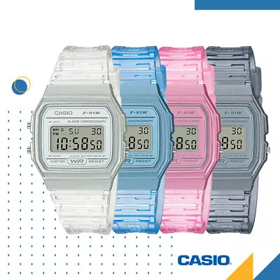 $38.50 • Buy GENUINE Casio F-91WS Classic Digital Sport Vintage Watch F91 Special Colours