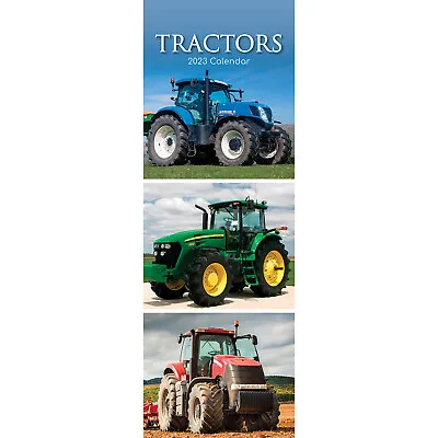 $12.95 • Buy 2023 Tractors - Slimline Wall Calendar Slim Hanging Planner New Year Gift