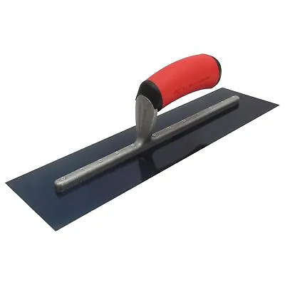 QLT Finishing Trowels Soft Grip Handle 610mm Length 102mm Width Blue Steel B • $47.30