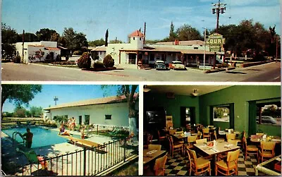 $8 • Buy Postcard Multiple Views Of Broadway Courts In Las Cruces, New Mexico~137239