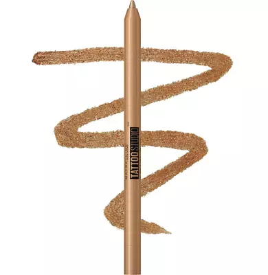 Maybelline Tattoo Studio Gel Pencil Waterproof Longwear Eyeliner Bronze Glitter • $11.21