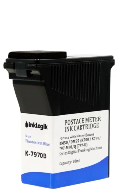 £6.96 • Buy Pitney Bowes Dm50 Dm55 Dm60 K700 Compatible Franking Ink Cartridge - Blue