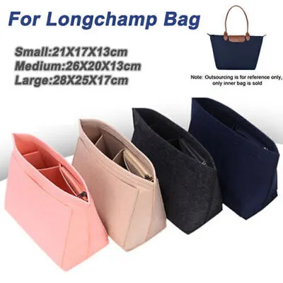 Organiser Insert For Le Pliage Tote Bags Shoulder Bags Nylon Leather Handbag • £7.09