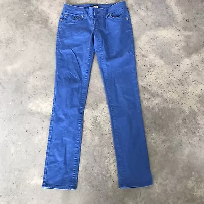 H2J Production Blue Skinny Slim Fit Low Rise Women’s Jeans SZ 5/6  / 5 / 6 • $13.76