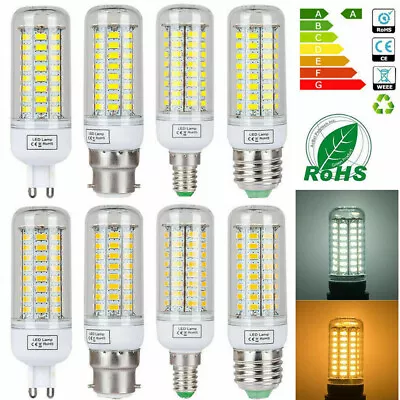 LED Corn Light Bulbs 110V 220V E12 E14 E27 G9 B22 7W 12W 15W 20W 25W 5730SMD SS • $1.94