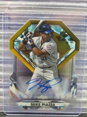 2022 Topps Chrome Mike Piazza Diamond Greats Die-Cut Auto Autograph #5/5 Mets • $41.75