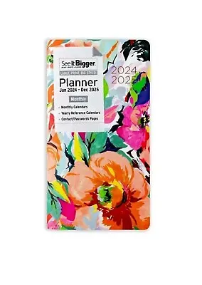 See It Bigger Monthly Pocket Planner January 2024 - December 2025 6.75  X 3.75 • $9.75