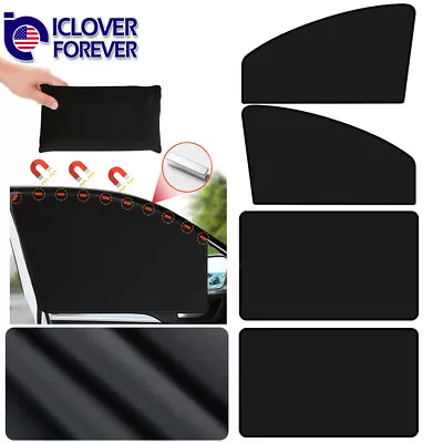 4x Magnetic Car Side Window Sun Shade Cover Front Rear Baby Blackout Curtain UV • $13.99