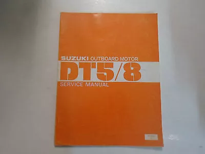 1980 Suzuki Outboard Motor DT5 8 Service Repair Shop Manual FADED COVER SR-9210 • $39.11