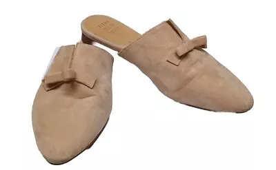 ZIERA SZ 39 W Beige Colour Leather /Suede Slippers • $49